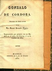 Gonzalo de Córdoba :
