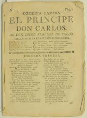 El principe Don Carlos /